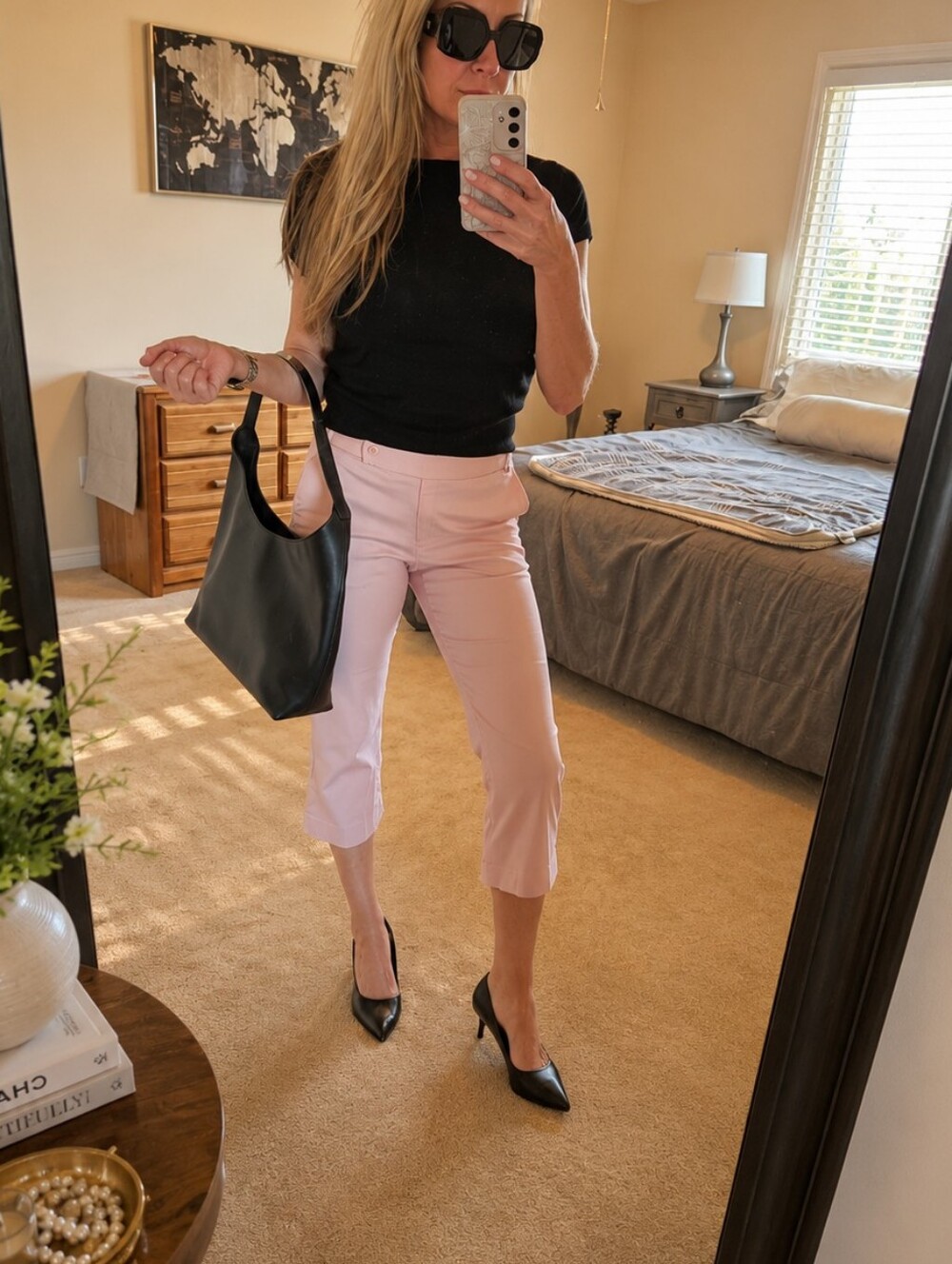 Daisy Fuentes Pink Cropped Pants | Y2K Revival | Barbiecore Capri Trouser Sz 8